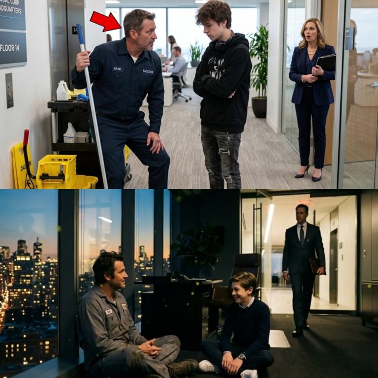 The Janitor Knocked on the CEO’s Locked Door and Said Seven Words That Changed Everything