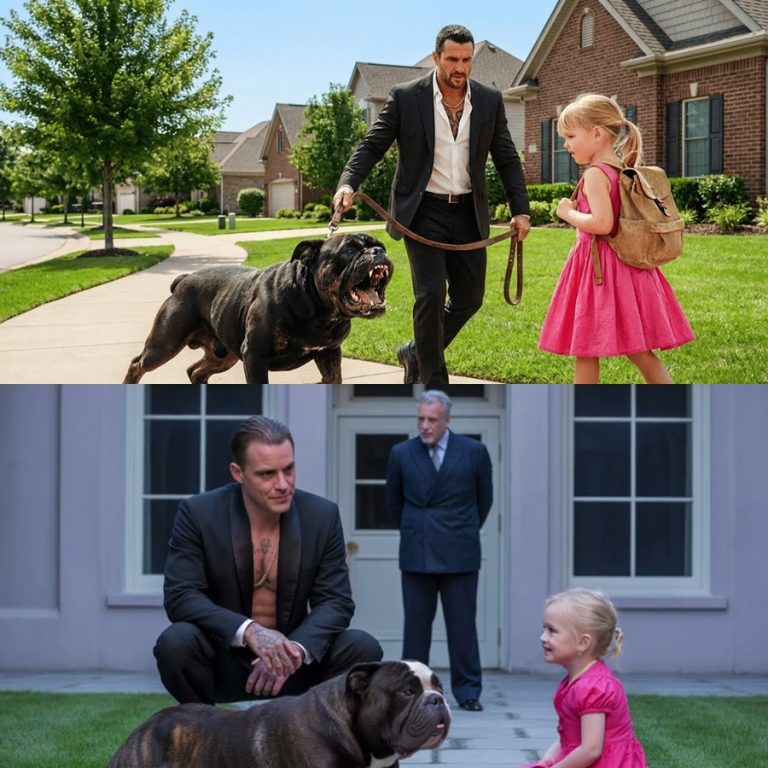 A Tiny Girl Walked Up to a Mafia Boss’s 120-Lb Killer Bulldog—Then She Whispered Something That Changed Everything