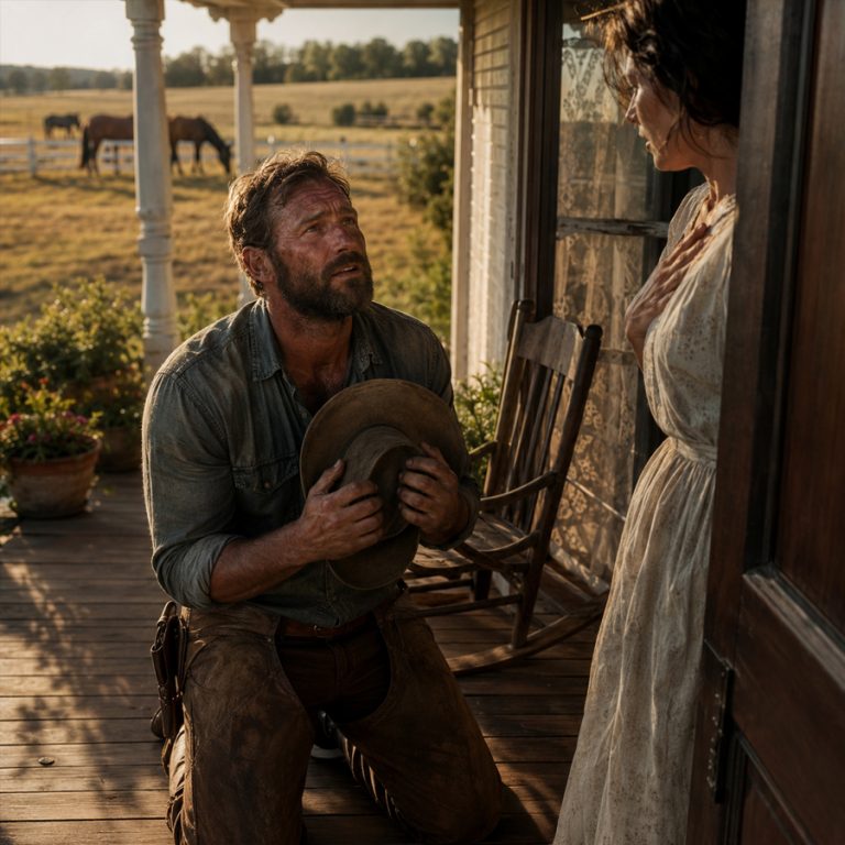 A Wealthy Widow Let a Homeless Man Stay on Her Ranch—Then He Dropped to One Knee