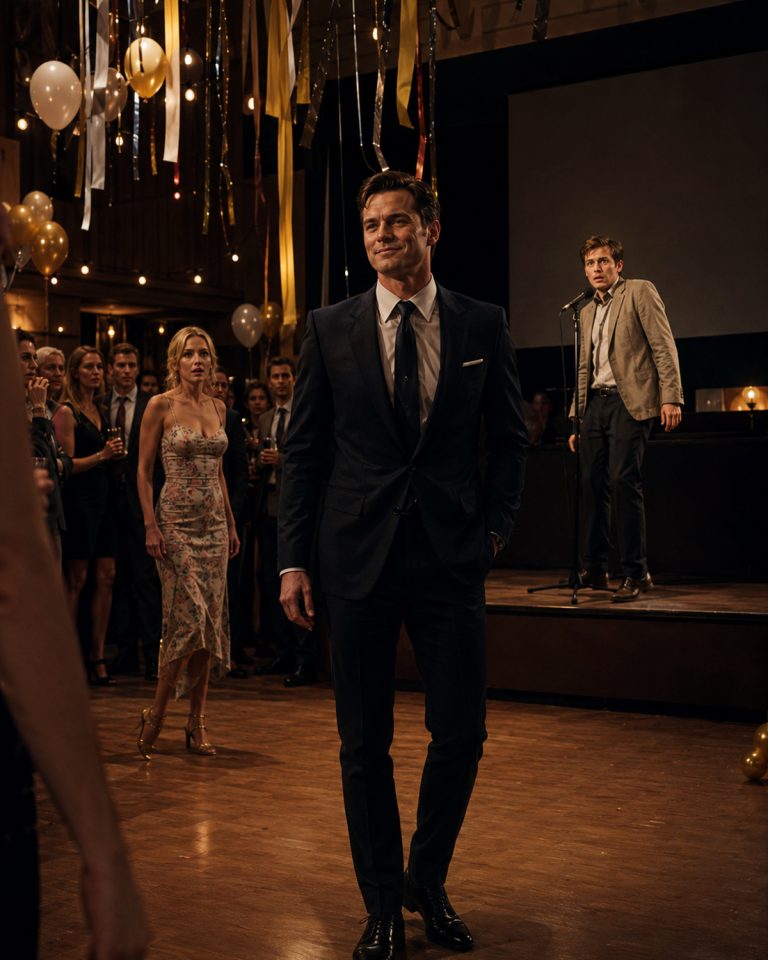 “They invited the class loser to the 15-year reunion to make fun of him one more time,” Chase announced, adjusting his fake gold watch. The whole town showed up expecting a repeat of the milkshake humiliation. Then the doors opened and a man in a perfectly tailored suit walked in — and the video Chase had planned to play became his own funeral.