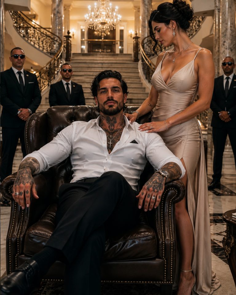 “Blood stained the antique Persian rug, gleaming dark under the shattered remains of a crystal decanter. That was the standard welcome at the Romano estate. Lorenzo Romano was a monster wrapped in a tailored suit. No one dared cross him — until a heavy-set maid with zero survival instincts walked straight into his crosshairs. She didn’t flinch when he screamed. She didn’t run when he threatened. She just looked at him and said ‘You’re leaning in the whiskey.’ That was the moment everything changed. And when his second-in-command tried to use her as a weapon, she made a choice that would either save her brother’s life — or get them both killed.”