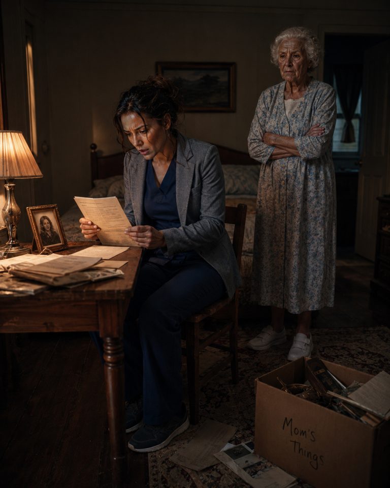 “You can stay,” my father said over the phone, “but not her. There’s no room.” My 5-year-old daughter stood in the driveway clutching her stuffed bear, dust from the earthquake still in her hair. I didn’t cry. I didn’t argue. I simply said, “Noted.” Three days later, I opened a box I hadn’t touched in years — and found a trust deed my grandmother had left me. $210,000 and a house I never knew existed. Signed over to my father when I turned 25. He’d been living in it for years. And my daughter was still the one with nowhere to go.