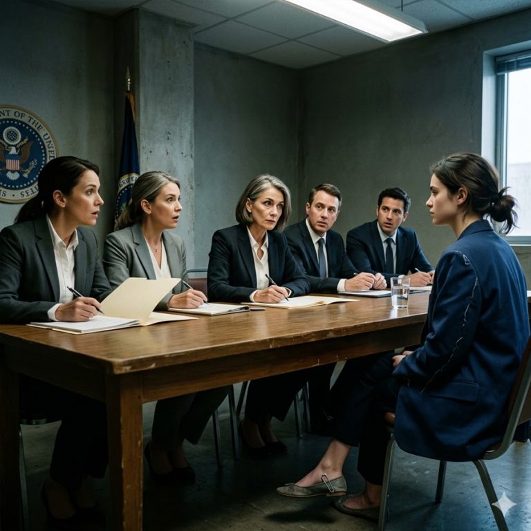 “She walked into the most important room in the country wearing shoes held together with a safety pin,” the other candidates whispered behind their hands. Everyone assumed she’d been sent home within an hour — she looked so lost, so out of place. But when the interview panel asked about her background, she didn’t apologize for a single thing. She told them exactly where she came from. And the silence that followed wasn’t pity. It was something the room had never felt before.