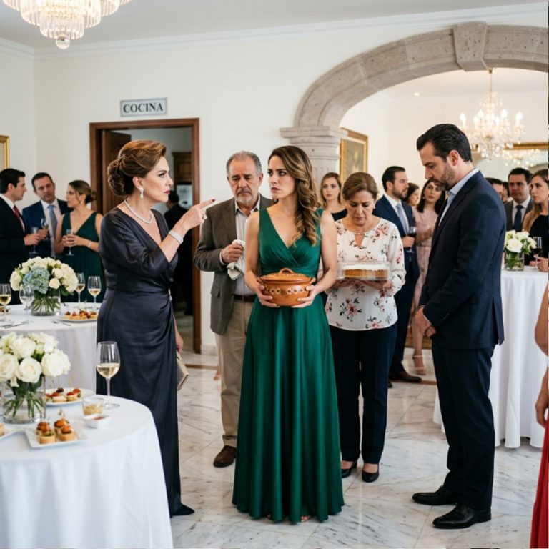 Los padres pobres llegaron con mole y pastel casero, pero fueron tratados como vergüenza; esa humillación destapó deudas ocultas, mentiras familiares y un matrimonio sostenido solo por dinero