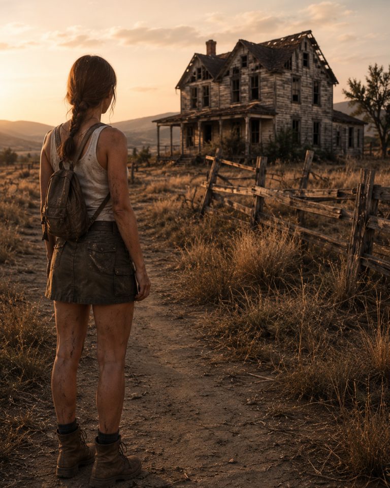 “The first thing I heard when I stepped out of the Greyhound in Harlem, Kentucky, was a man laughing — not at a joke, at me.” I was 19 years old, standing on the gravel shoulder of Route 421 in a denim skirt and canvas sneakers, holding a suitcase with one wobbly wheel. My grandfather had called me for the first time in four years and said six words: “Junie, I can’t do this anymore.” The farm was 46 acres, four cows left, a barn roof you could see the sky through, and $1,100 in the account. But in the equipment shed, behind a coffee can full of bent nails, I found my great-grandfather’s notebook — 57 years of dust on the cover. And by the third page, I understood something that would change everything about how I ran this place.