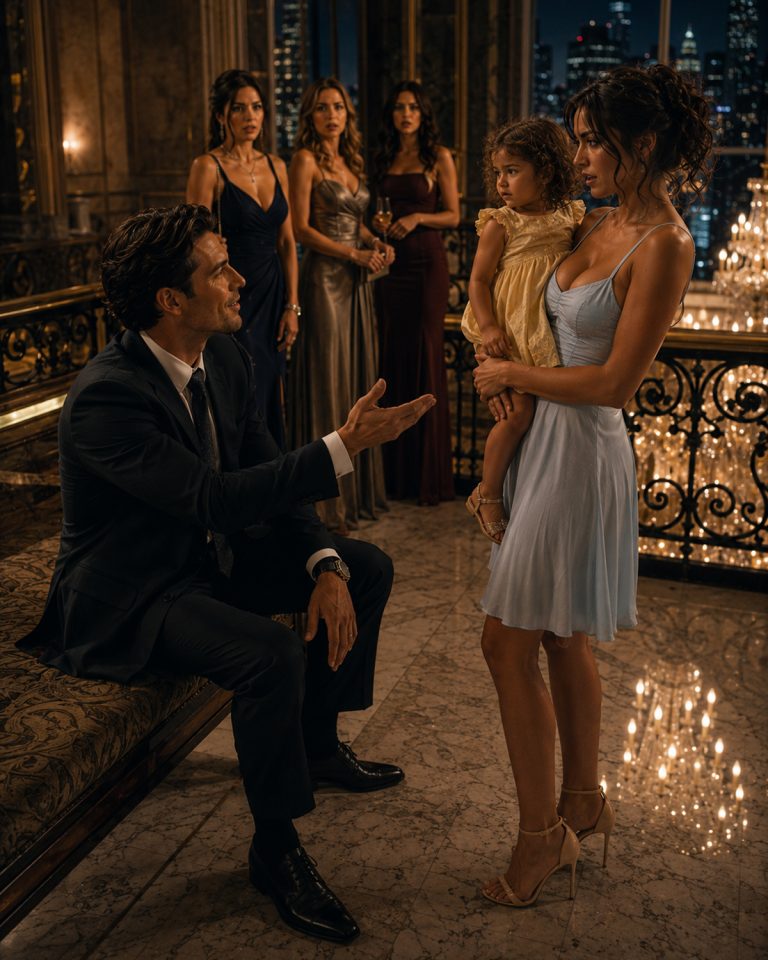 “You’re not allowed to sit here,” the fiancée told the maid’s toddler. Then the billionaire gave up his seat. At first, everyone laughed at her. Then the room went completely silent. A three-year-old girl in a faded yellow dress walked into a grand ballroom full of wealthy people and changed one man’s life forever — without saying a single word. This is the moment that reminded a billionaire what real power actually looks like.
