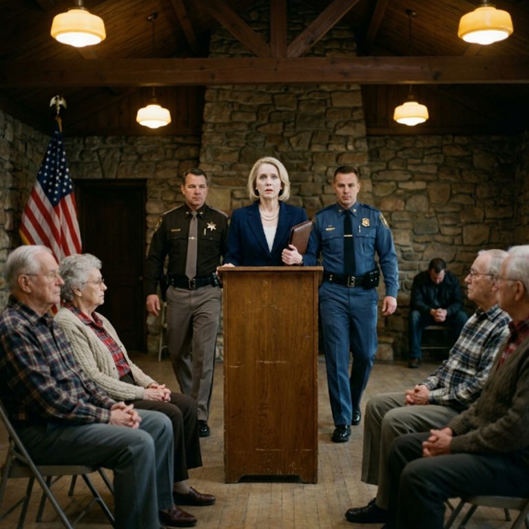 She demanded a discount, then dialed 911. When the officer arrived, the station owner keyed his shoulder radio and said, “Dispatch, this is Chief.”