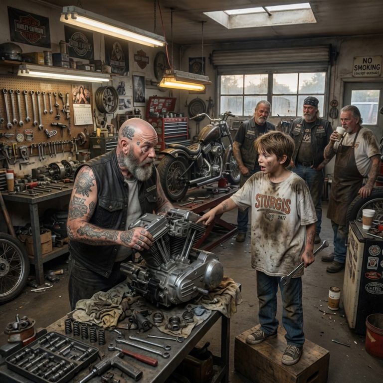An 8-Year-Old Boy Stepped Out of the Shadows and Said “I’ll Fix It” to a Hell’s Angel
