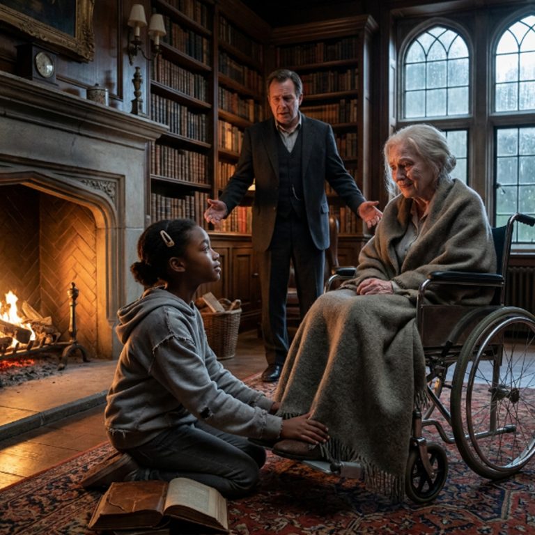 A 10‑Year‑Old Girl Walked Into a Billionaire’s Library and Said “I Can Make Your Mother Walk Again”