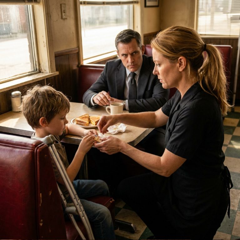 A Waitress With a Secret Past Saved His Son—Then He Discovered Who She Really Was