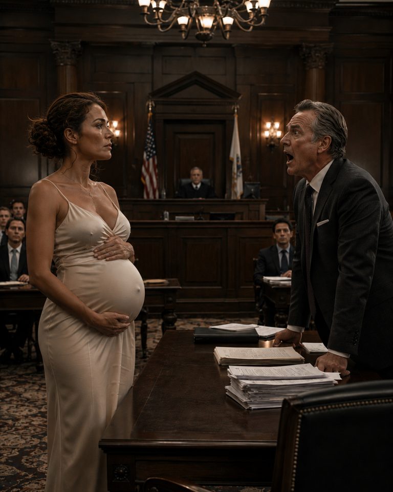 “When the rescue hatch finally opened, Daniel Whitmore reached into the broken elevator and pulled out his lover first.” His pregnant wife watched from the floor. The emergency light painted the elevator red. He said he would come back—then the hatch closed. For 42 minutes, Eliza remained trapped while Daniel stood upstairs with cameras, paramedics, and Vanessa. But Eliza had a secret Daniel never bothered to discover: the company he built was standing on ground she owned. And in that courtroom, he was about to learn exactly who he had left behind.