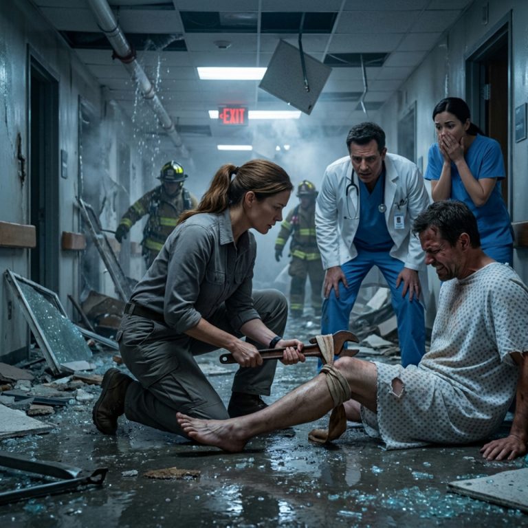 The Maintenance Woman They Mocked Became the Only One Who Could Save Them