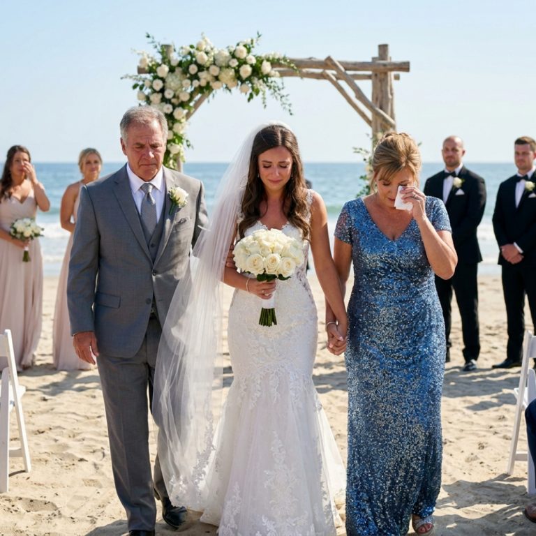 The Bride Who Found Her Parents by the Service Hallway and Ended the Wedding Before It Began
