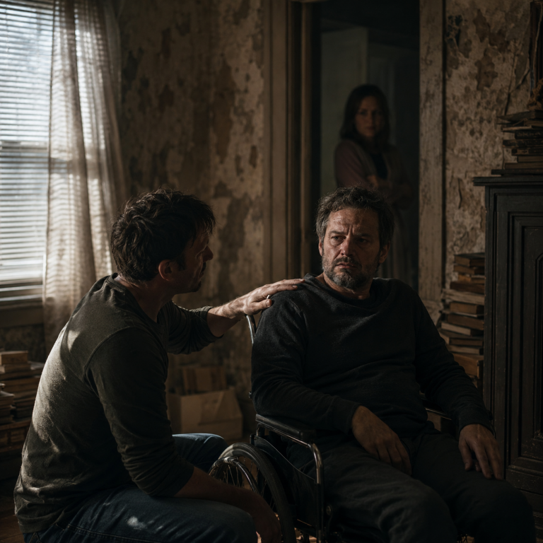 “We could be a family,” she said, running her fingers through his hair as the rain patched roof dripped somewhere in his dead mother’s house. He wanted to believe her. Then his brother wheeled into the room with corn flakes balanced on his lap — and the look on his face made Josh realize he had been sleepwalking through his own destruction. The suspension letter came three days later. But by then, he had already lost everything that mattered.