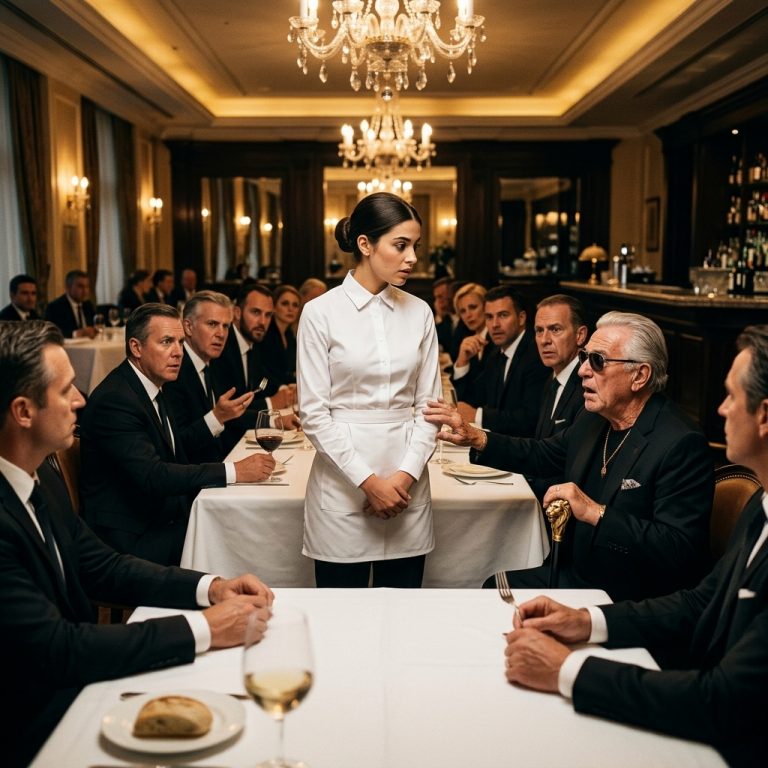 A Shy Waitress Greeted a Mafia Boss in His Mother’s Sicilian Dialect—Then 12 Dangerous Men Went Completely Silent