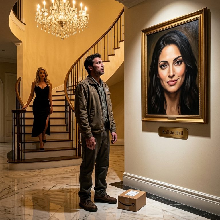 A Delivery Driver Saw His Dead Wife’s Portrait in a Billionaire’s Mansion—Then He Discovered the Name Beneath Wasn’t Hers