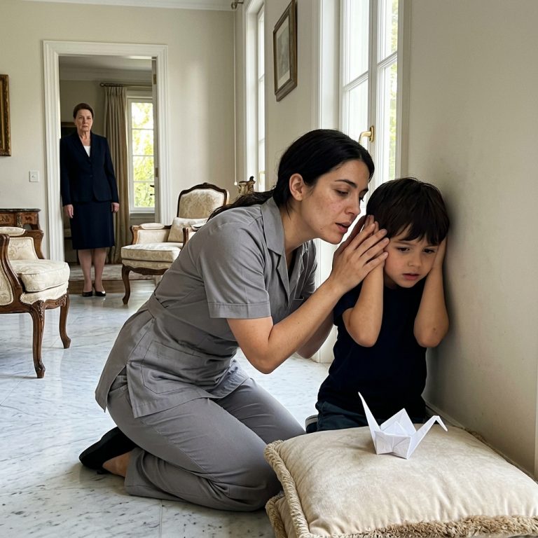 A 7-Year-Old Boy Never Spoke a Word—Then a New Maid Knelt Beside Him and Did What No Specialist Had Ever Done