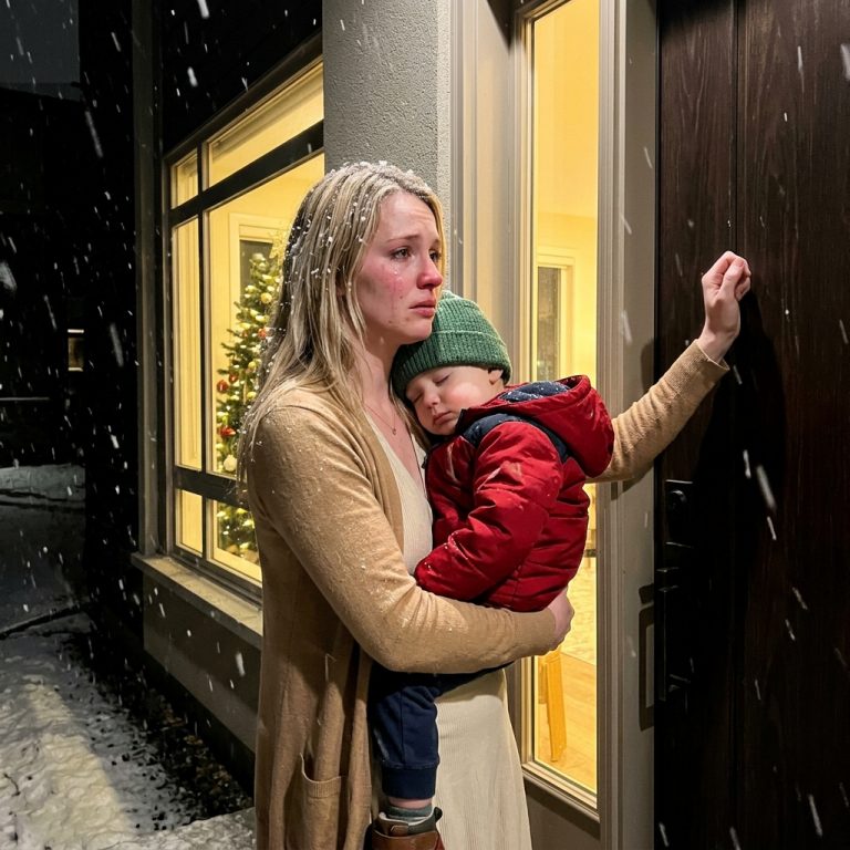 She Knocked on a Stranger’s Door at Midnight with Her Frozen Son—Then He Refused to Let Her Leave