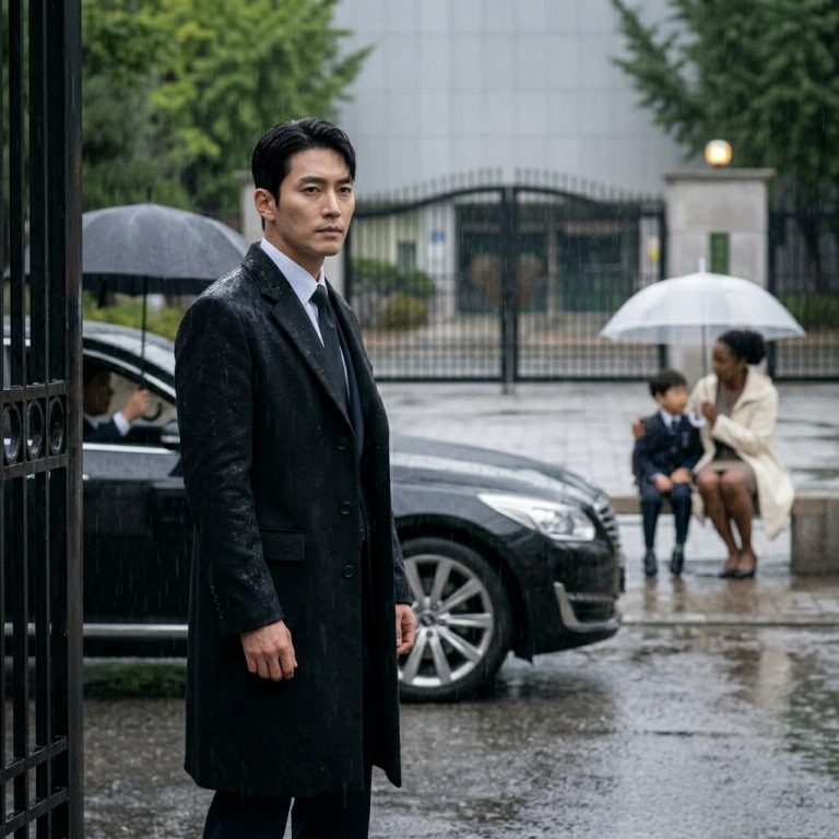 The Last Child Waited Alone in the Rain. Then He Asked His Teacher a Question That Changed Everything