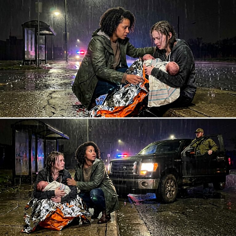 My Parents Left My Sister and Her Newborn Twins in a Storm — Then a Man in Her Ex’s Jacket Showed Up