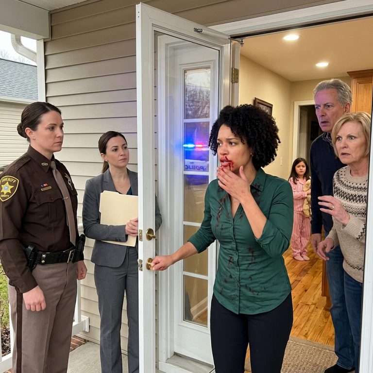 My Mother’s Ring Cut My Face Open — Then the Sheriff Arrived With the Evidence I Had Been Hiding