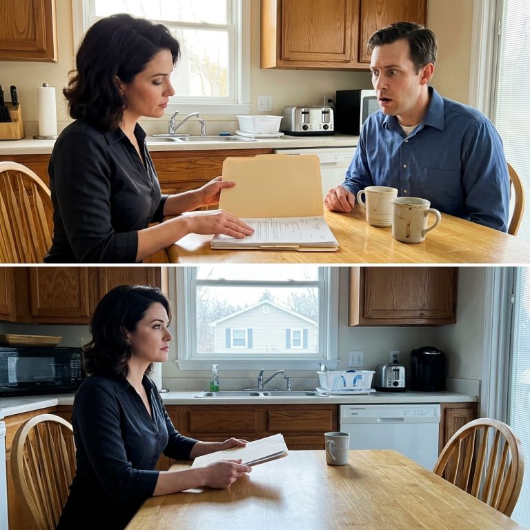 I Turned the Page Toward Him — And for the First Time, My Husband Looked Scared