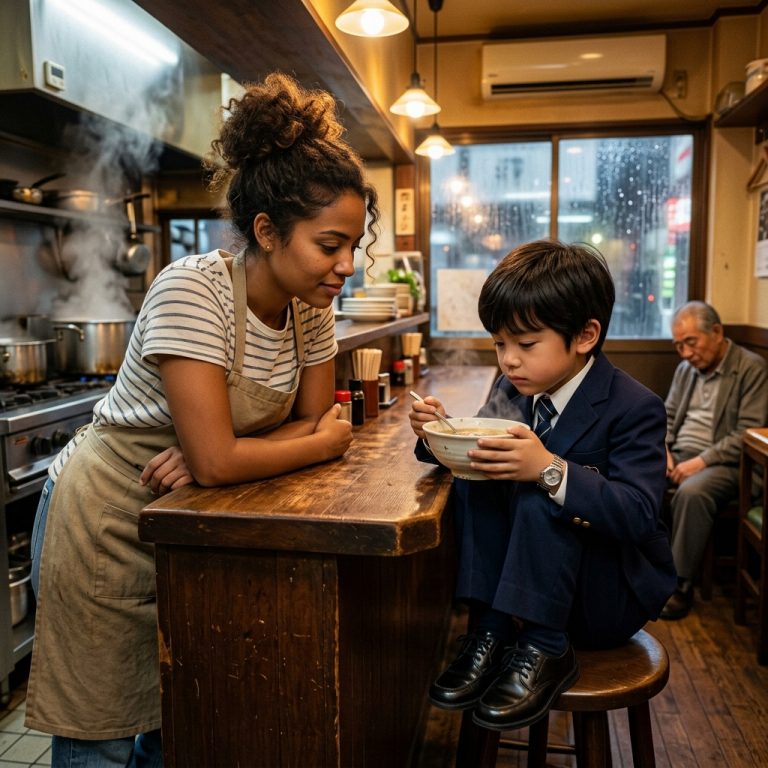 A Lost Boy Walked Into Her Restaurant and She Never Expected the Powerful Man Who Came for Him