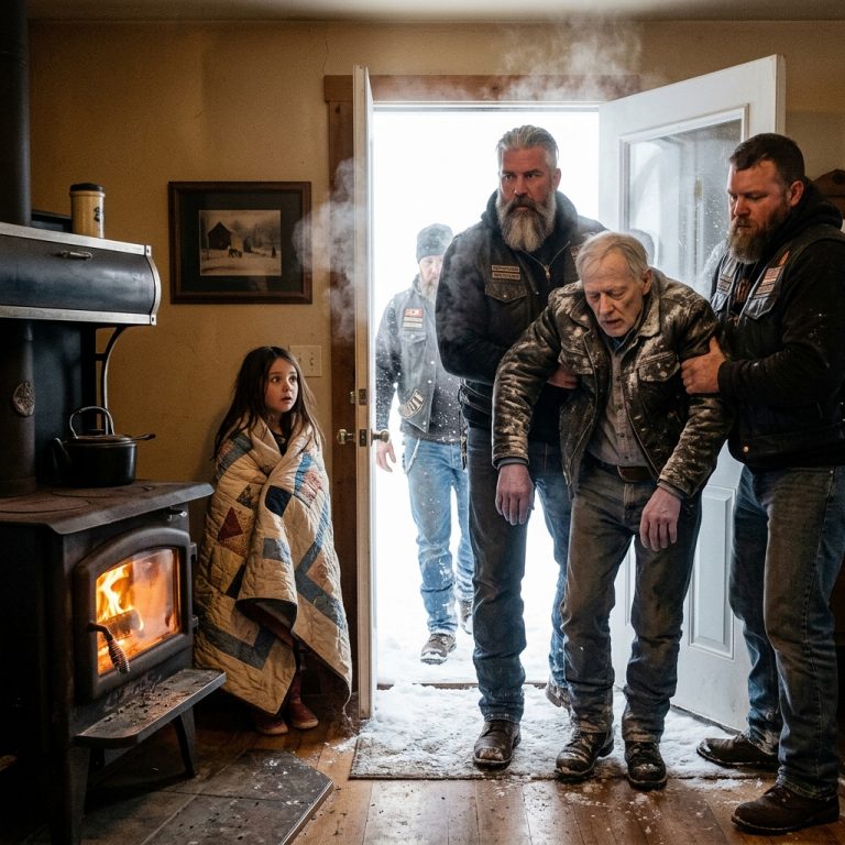 “An 8-Year-Old Girl Alone in a Blizzard Opened Her Door to Strangers—What They Did Next Changed Everything”