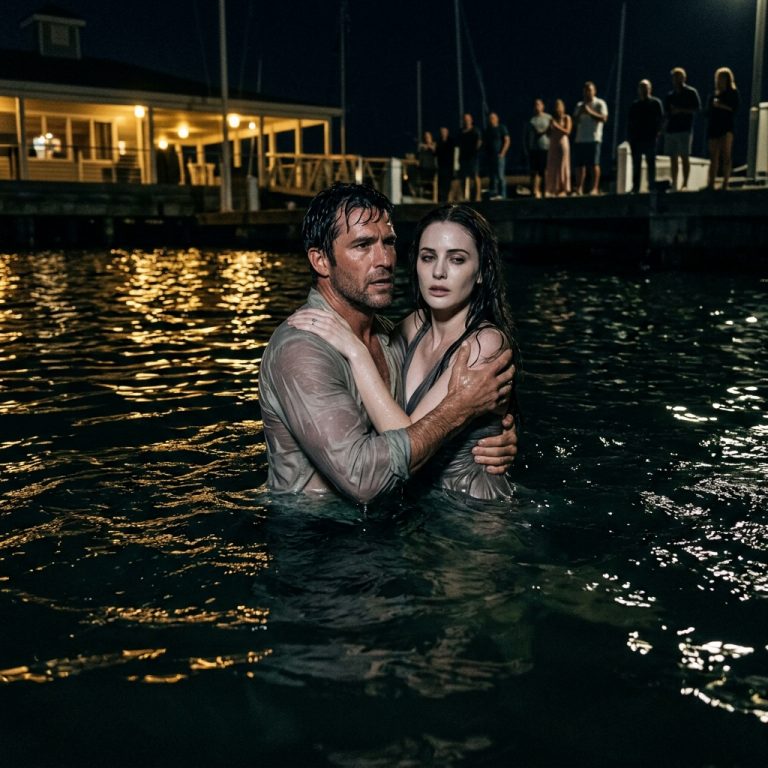 I Pulled a Woman from the Water—Then She Showed Up at My Door at 1 AM and Whispered “Don’t Tell”