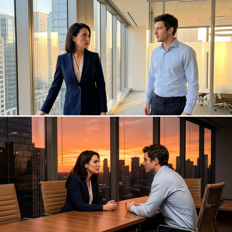 The Office Locked Us In Together—Then My Boss Asked a Question That Changed Everything