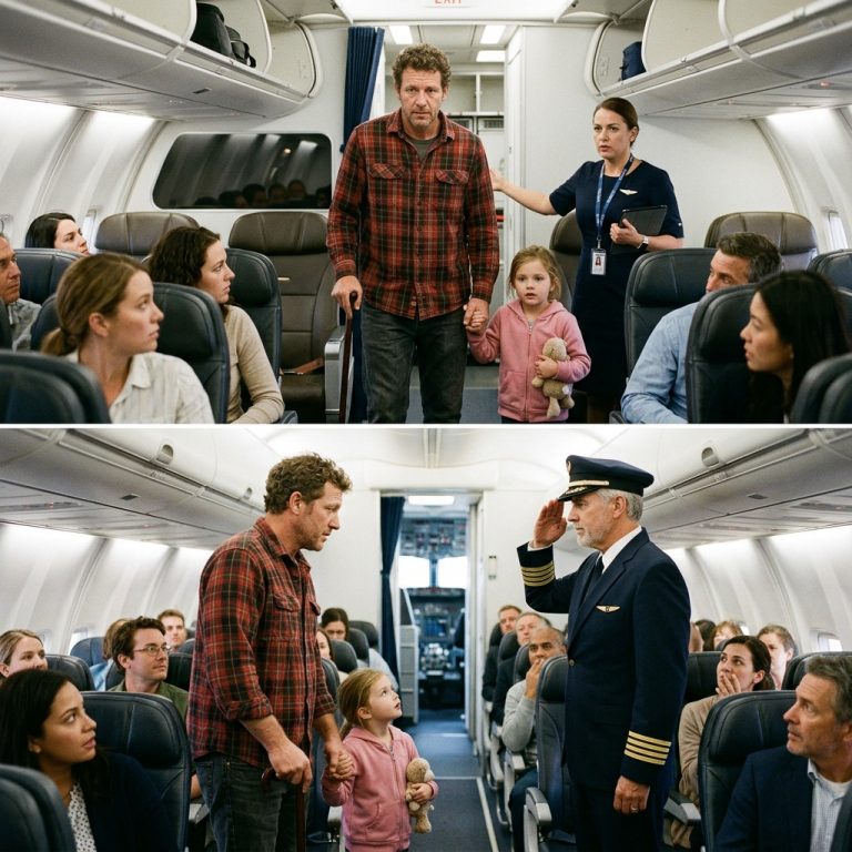 They Bumped My Daughter and Me from First Class—Then the Captain Stepped Out and Saluted