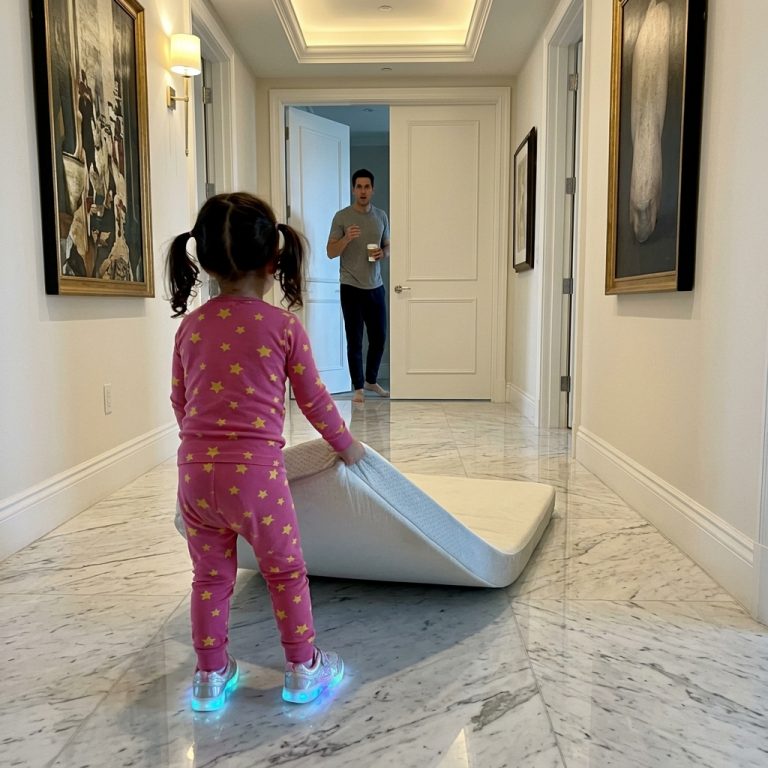 A Billionaire Saw a Maid’s Toddler Dragging a Mattress—Then He Followed Her and Everything Changed