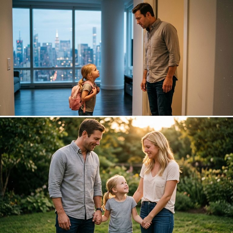 A 6-Year-Old Knocked on a Billionaire’s Door and Said “Daddy, You Fired Mommy”—He Had No Idea She Existed