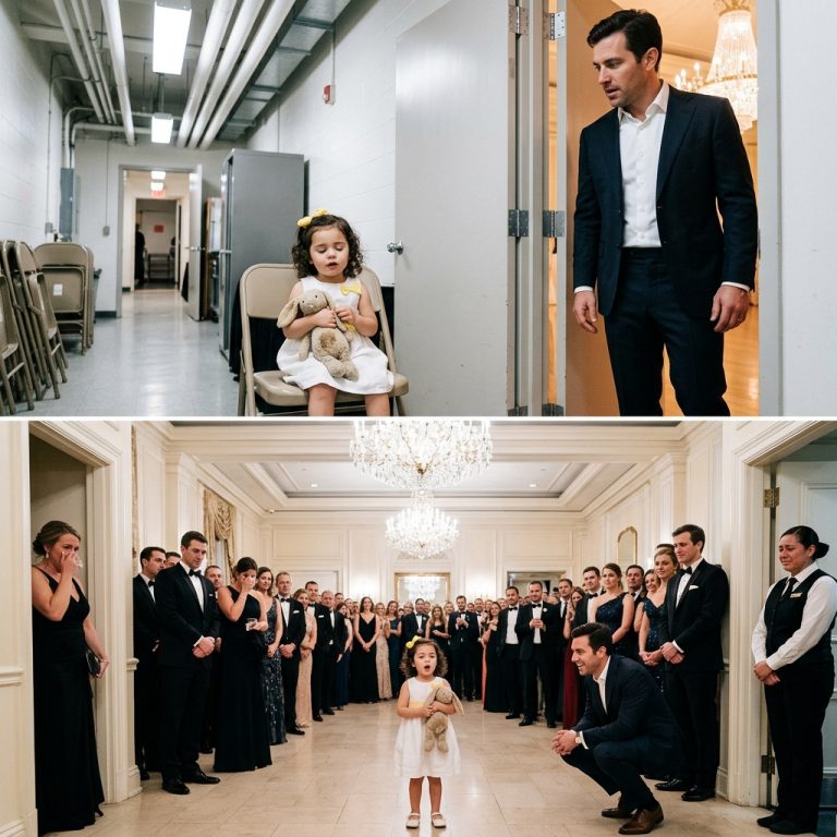 Everyone Ignored the Little Girl at the Wedding—Then a Billionaire Said “Sing for Me”