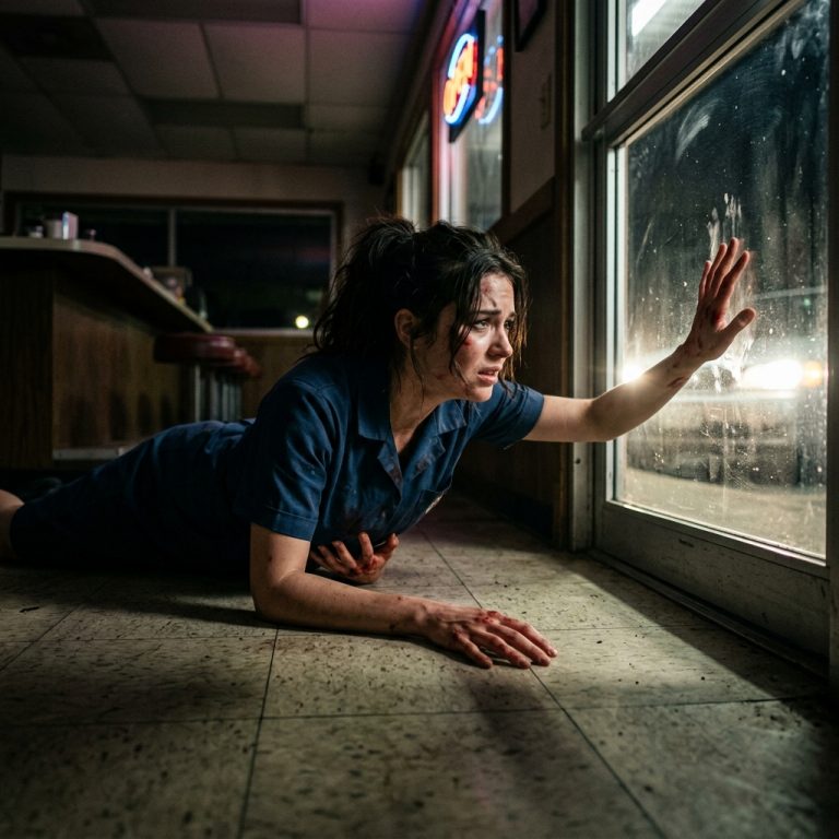 A Waitress Was Left for Dead on a Diner Floor—Then a Stranger Broke Through the Door and Changed Everything