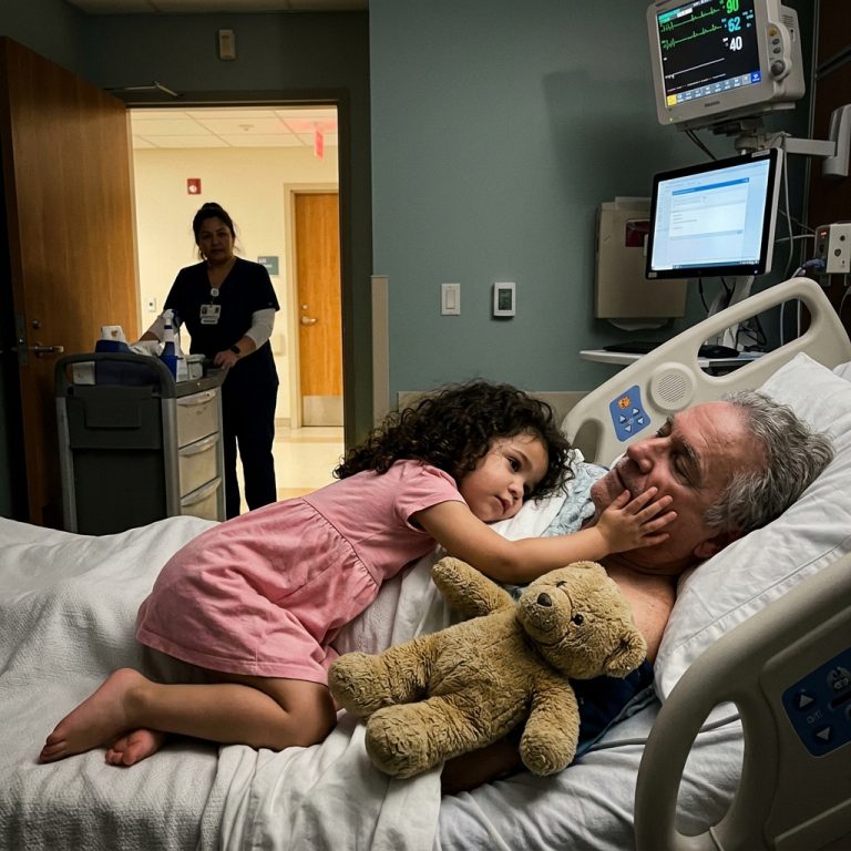The Monitors Went Flat at 11:47 PM—Then a 3-Year-Old in a Pink Dress Pressed Her Hand to His Face