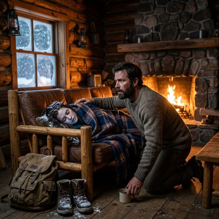 A Stranger’s Footprints in the Snow Led to My Cabin—Then a Blizzard Trapped Us Together for Days