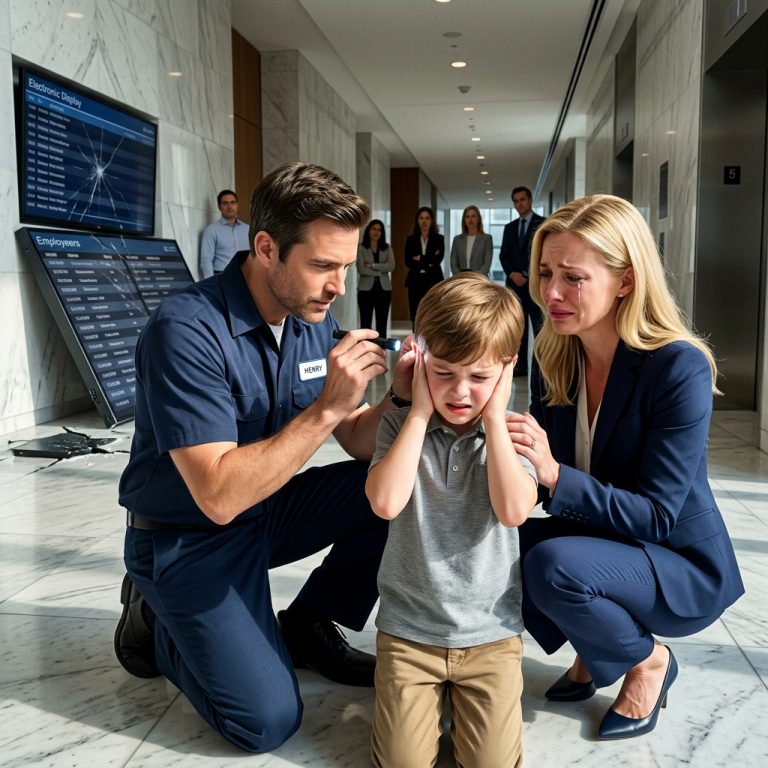 A CEO’s Deaf Son Never Spoke a Word—Until a Janitor Pulled a Device from His Ear and Everything Changed