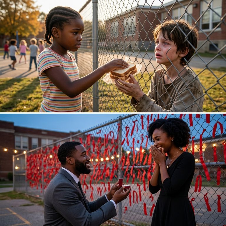 She Gave Him Her Sandwich Through a Fence—22 Years Later He Got Down on One Knee