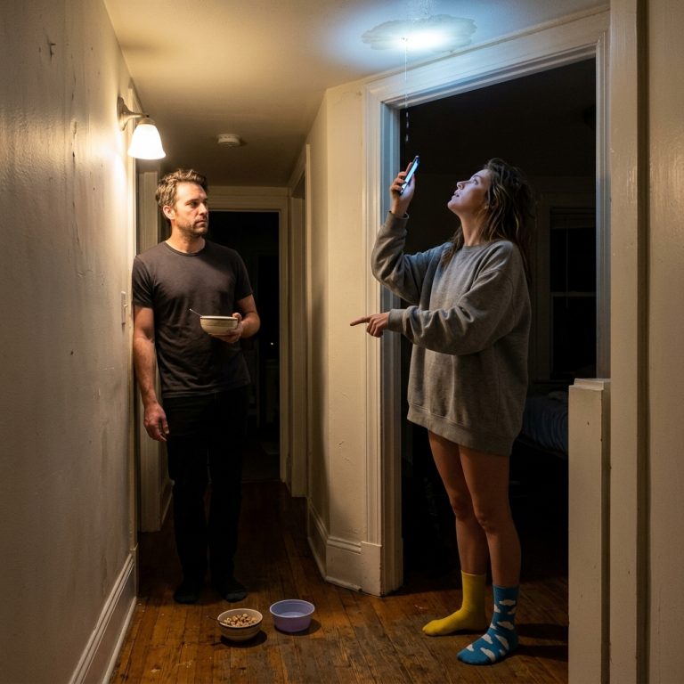 I Joked That My Neighbor Could Move In Until Her Ceiling Was Fixed—Then She Said “Okay”