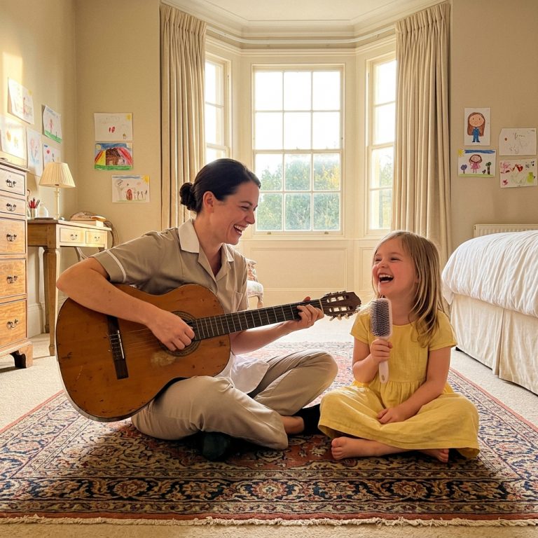 A CEO Ignored His Daughter’s Drawing—Then a Maid’s Guitar Gave Her Back Her Voice