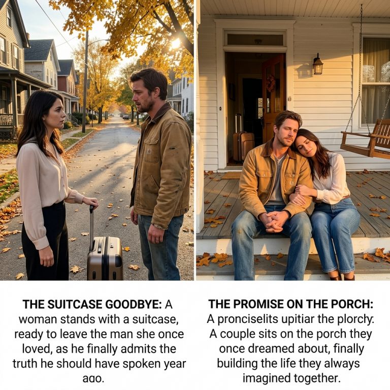 A Suitcase Stood Between Them Like a Final Goodbye—Then She Made a Promise That Changed Everything