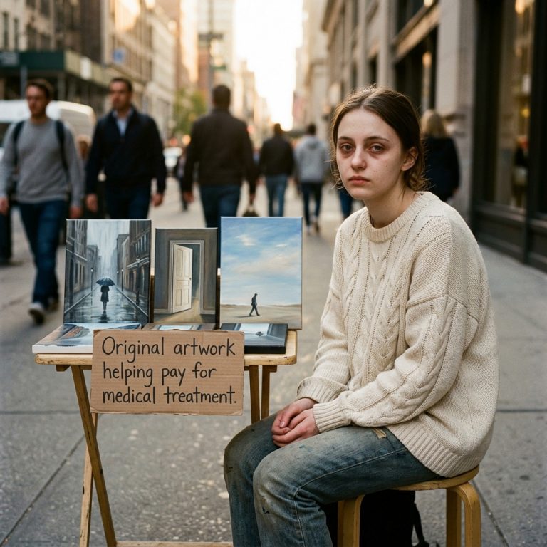 A Sick Girl Sold Paintings on the Sidewalk to Pay for Treatment—Then Taylor Swift Stopped at Her Table