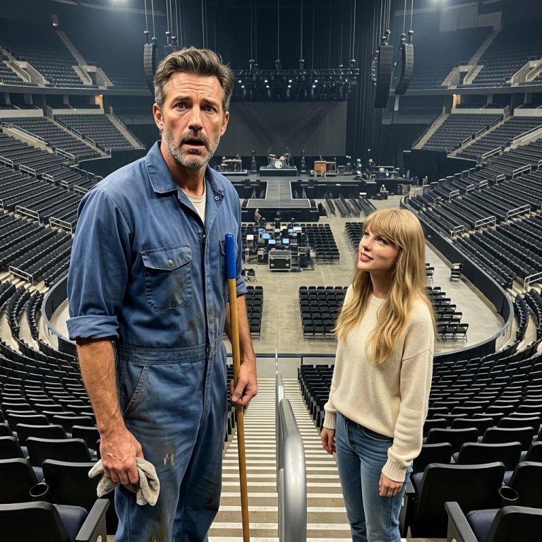 A Janitor Was Singing Taylor Swift Alone in an Empty Arena—Then He Turned Around and Froze