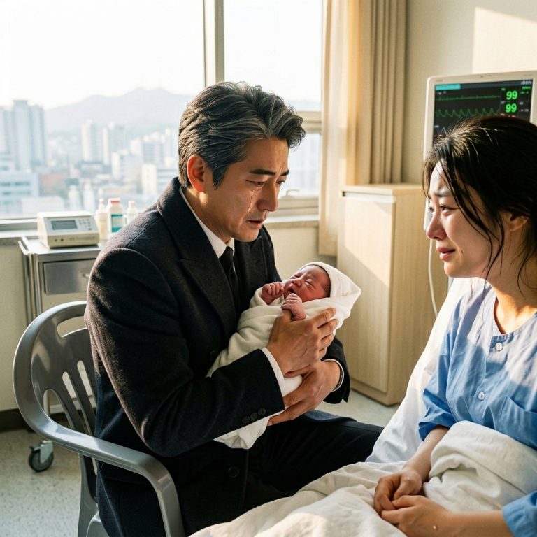 The Doctor Placed the Baby in Her Arms—Then Six Men in Black Suits Entered the Delivery Room