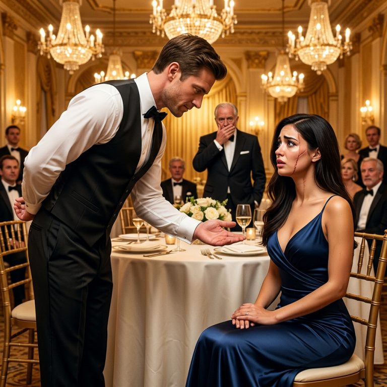 A Waiter Bowed to the CEO’s Scarred Daughter. Then Everyone Learned Who He Really Was