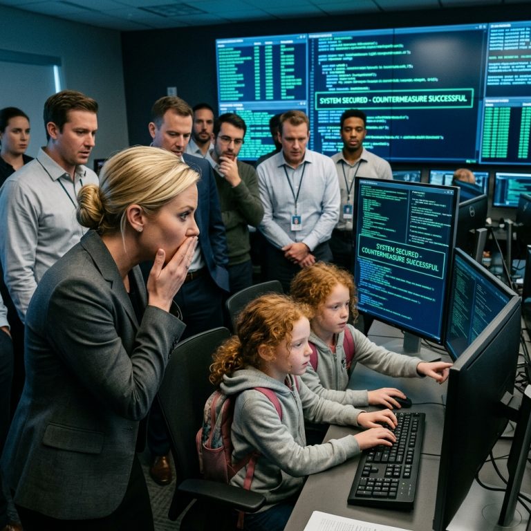 Two 8-Year-Old Girls Walked Into a CEO’s War Room During a $3 Billion Cyber Attack—Then They Asked for a Keyboard