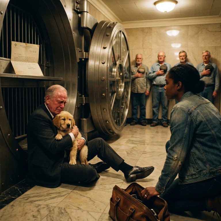 “Whoever opens that safe, I’ll pay a million dollars right now,” the billionaire said, his voice breaking against the marble. Twelve of Connecticut’s best locksmiths had already failed. Then a 24‑year‑old Black woman raised her hand from the back of the room. He mocked her father. He called her a beggar rat. Thirty‑eight seconds later, she knelt in front of a vault that didn’t belong to him — and showed him that some doors only open when you finally tell the truth.