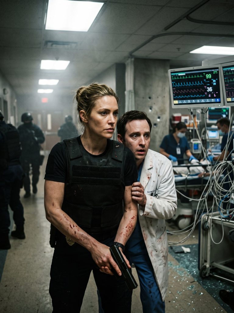 “Clear the trauma bay!” Dr. Miller screamed as the mass casualty victims poured in. I was just the timid rookie nurse everyone ignored. Then a patient went into cardiac arrest, my boss froze in panic, and I shoved him aside — pulling a combat needle from my pocket. The room went silent. And five men in tactical gear walked through the doors and snapped to attention in front of me.