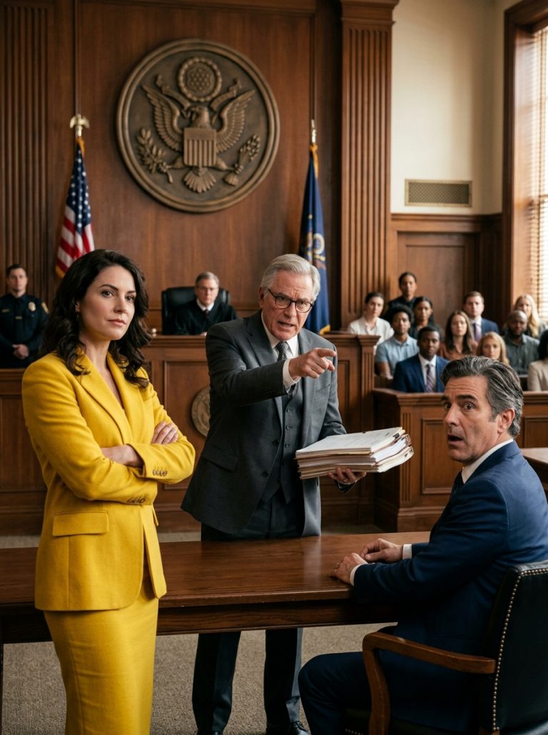 “$12 million had been laundered so flawlessly that even the IRS had blinked, leaving Richard to sit back with a nearly imperceptible smirk of triumph. His belief in his own invulnerability was unshakable — right up until the heavy oak doors swung open, and the forensic accountant walked in to take the stand. Over the next hour, that unassuming man in a rumpled tweed jacket would dismantle a multi-million dollar empire, expose a conspiracy that stretched from Chicago to the Cayman Islands, and reveal that Richard had forged his own mother’s signature to hide his fortune. The smirk didn’t last long.”